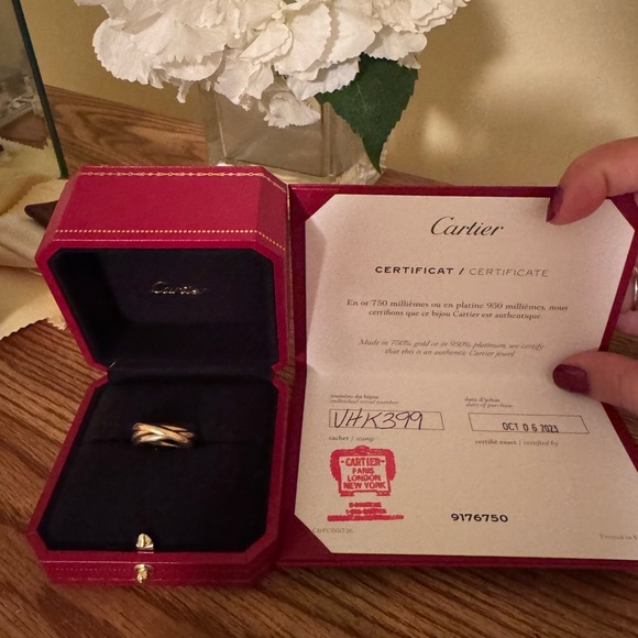 Cartier Trinity Ring Size 55 - Picture 4 of 10